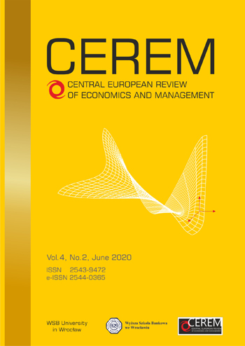 					View Vol. 4 No. 2 (2020): Contemporary Issues of Behavioral Research in Business, Economics and Finance
				